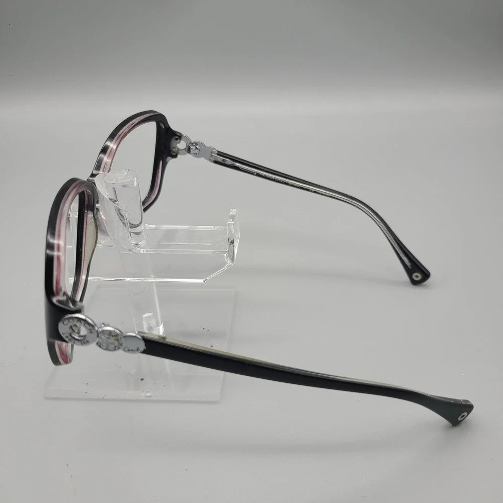 Coach HC 8009 Lulu Frances Black Crystal Eyeglasses Frames 5048/13 57-15-135